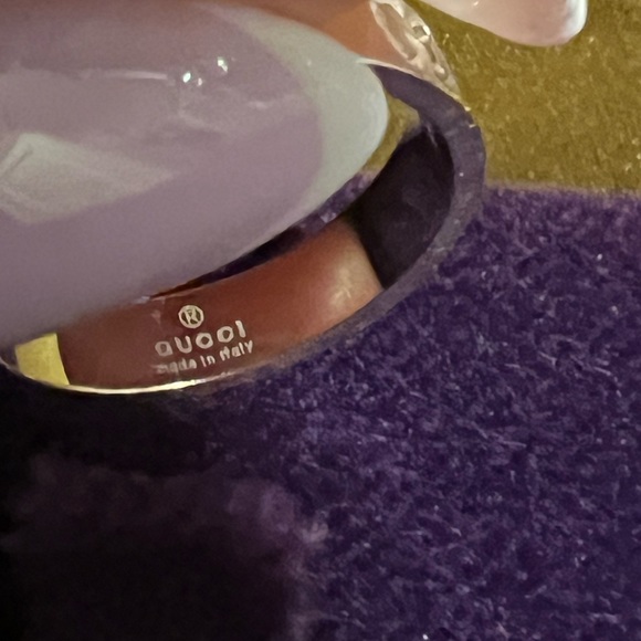 GUCCI
18K White Gold 4mm Icon Thin Band Ring 6 - Picture 6 of 7